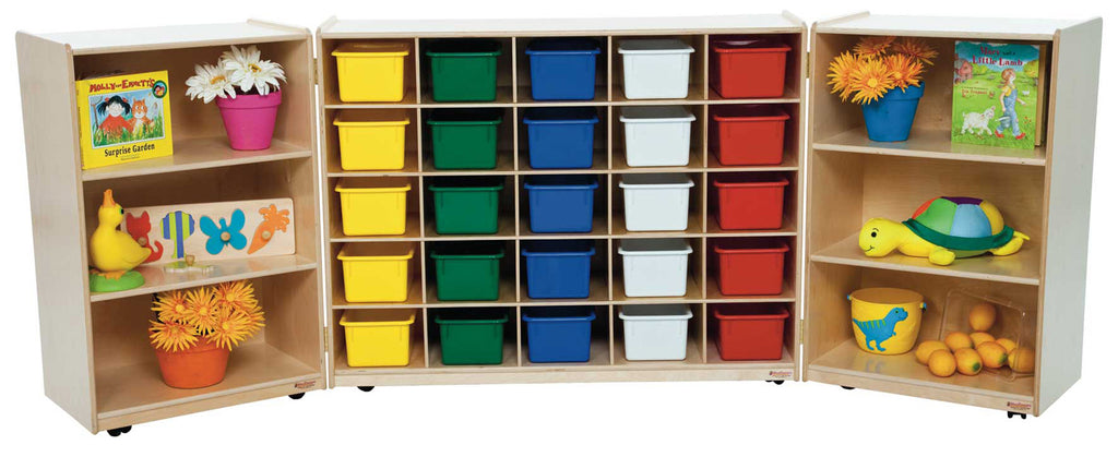 25 Tray Tri-Fold Storage with (25) Assorted Trays