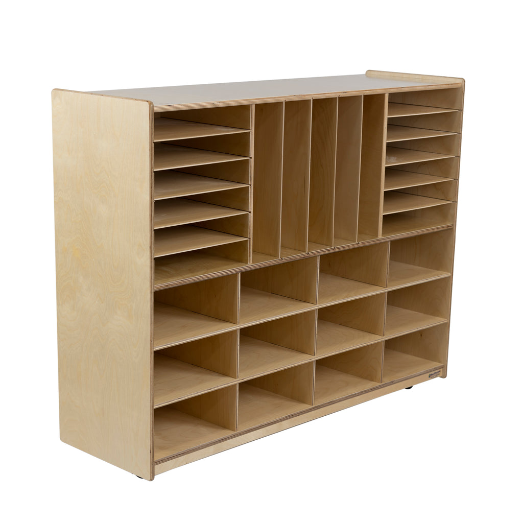 Multi-Sectioned Handy Storage Center without Trays