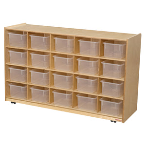 20 Tray Storage with Translucent Trays