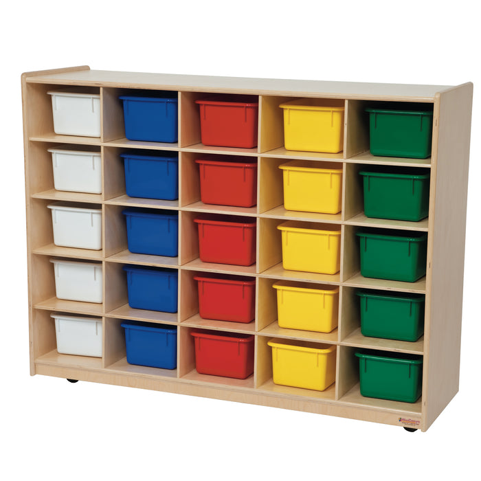 Tip-Me-Not 25 Tray Storage with Assorted Trays