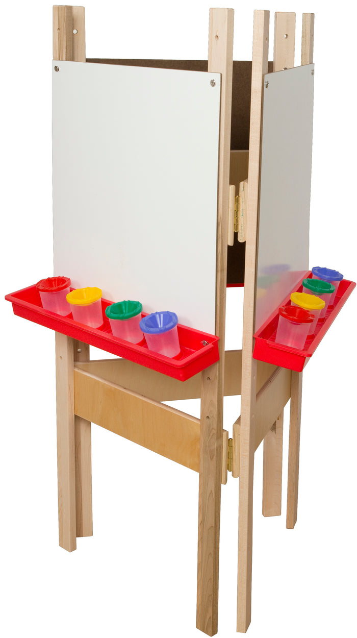 3-SidedAdjustable Easel with Markerboard