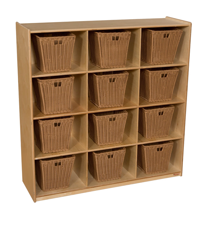 12 Big Cubby Storage with Medium Baskets