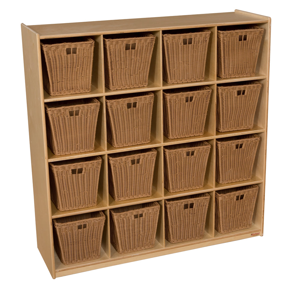 16 Big Cubby Storage with Medium Baskets