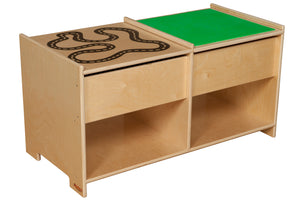 Build-N-Play Table with Racetrack