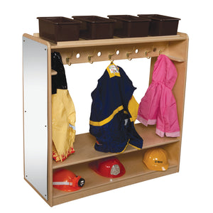 Mobile Double Sided Dress-Up Locker with Mirror