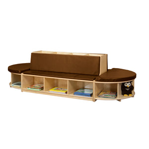 Read-A-Round Double-Sided Bench Package with Brown Cushions