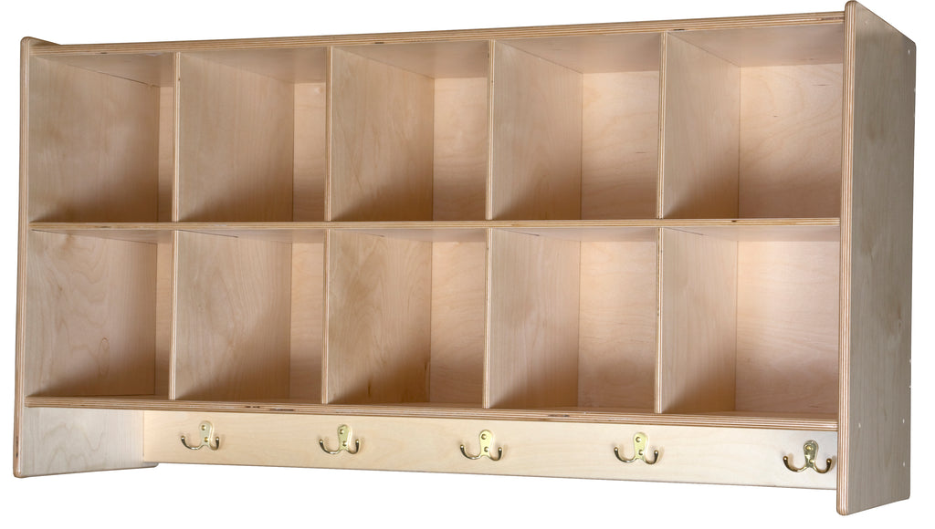 10 Cubby Wall Hanging Unit