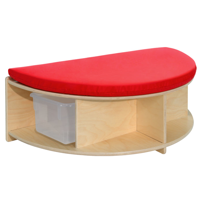 Read-A-Round Half Moon Bench with Trays