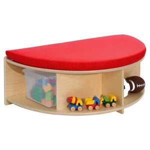 Read-A-Round Half Moon Bench with Trays