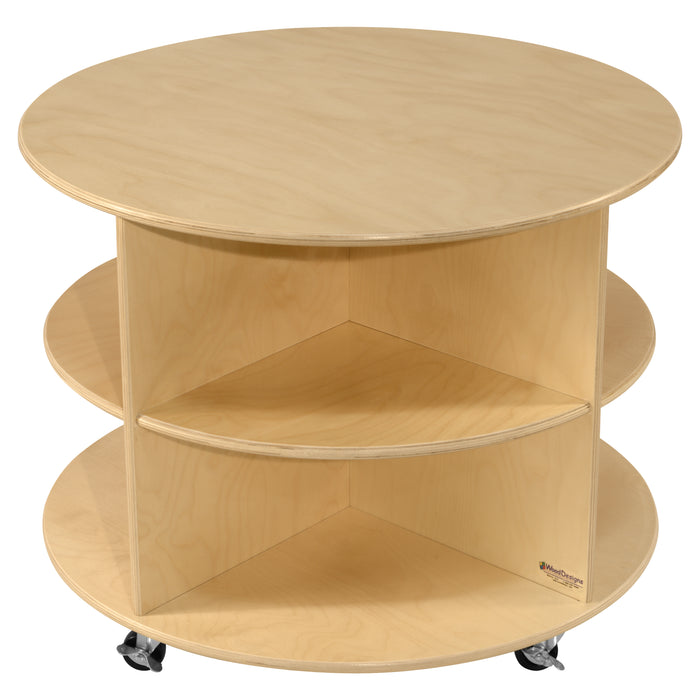 23 1/2" H Circular Storage Unit