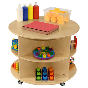 23 1/2" H Circular Storage Unit