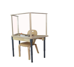 All-In-One Student Desk with Patition