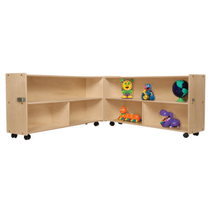 Contender Mobile Folding Versatile Storage Unit, 23-1/4"H - RTA