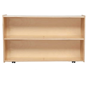 Contender Mobile Shelf Storage, 29-1/4"H -Assembled with Casters