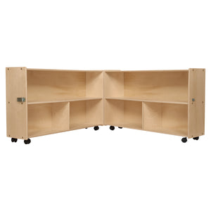 Contender Mobile Folding Versatile Storage Unit, 29-1/4"H - RTA