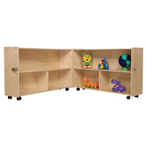 Contender Mobile Folding Versatile Storage Unit, 29-1/4"H - RTA