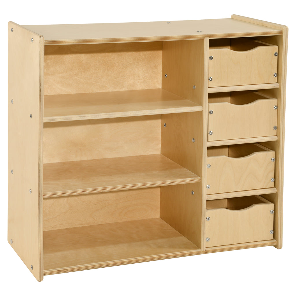 Contender Storage Center with Drawers - Assembled