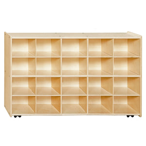 Contender Mobile 20 Tray Storage without Trays - Assembled with Casters