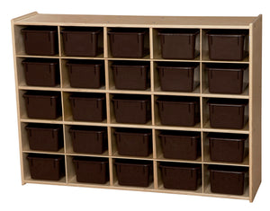 Contender 25 Tray Storage w/ Brown Trays - RTA