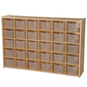 Contender 30 Tray Storage with Translucent Trays - Assembled