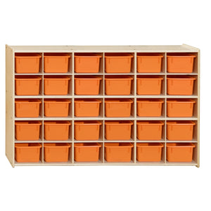 Contender 30 Tray Storage with Orange Trays - RTA