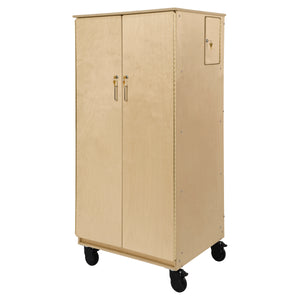 Contender Teacher's Four Cubby Locking Cabinet - Assembled