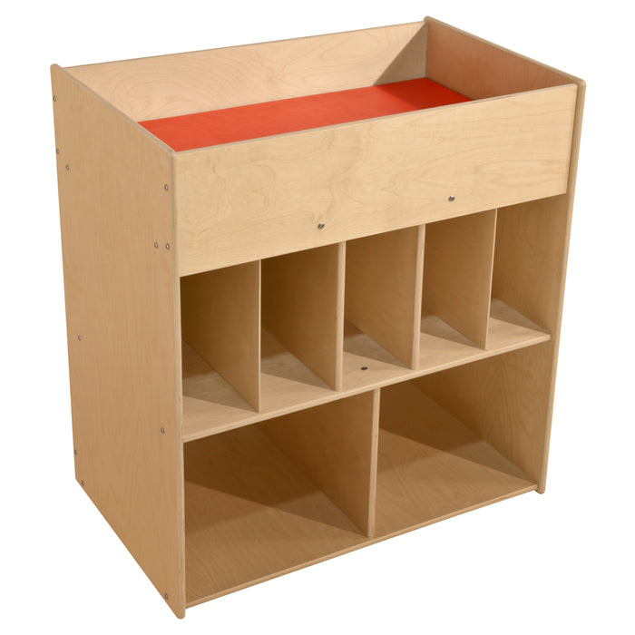 Contender Economy Diaper Changing Station with Shelves- RTA