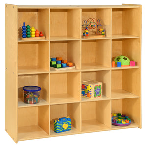 Contender Big Cubby Storage with 16 Cubbies - Assembled