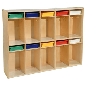 Contender 10-Section Locker with Assorted Trays - Assembled