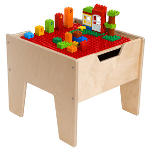 Contender 2-N-1 Activity Table with Red DUPLO® Compatible Top - RTA