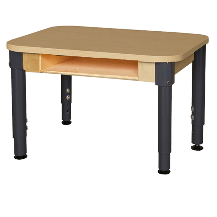 Classroom High Pressure Laminate Desk with Adjustable Legs 12-17"