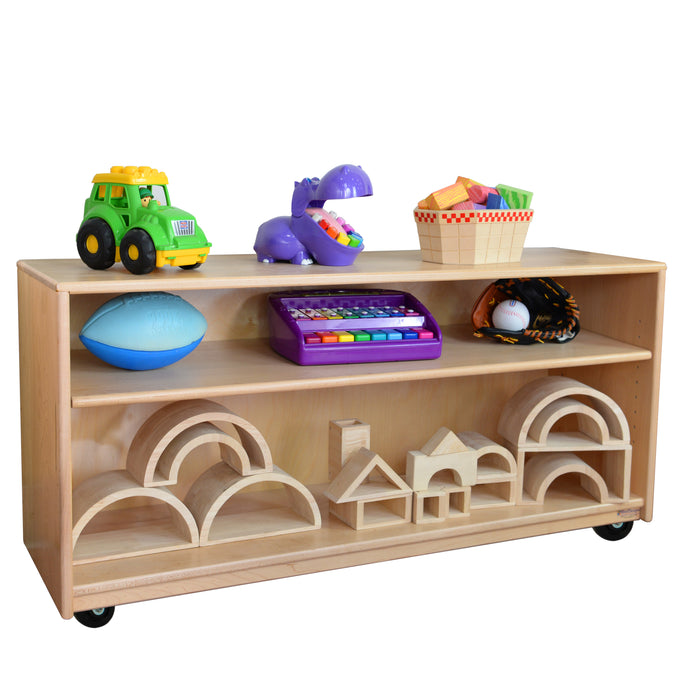 Maple Heritage Adjustable Shelf Storage with (1) Shelf