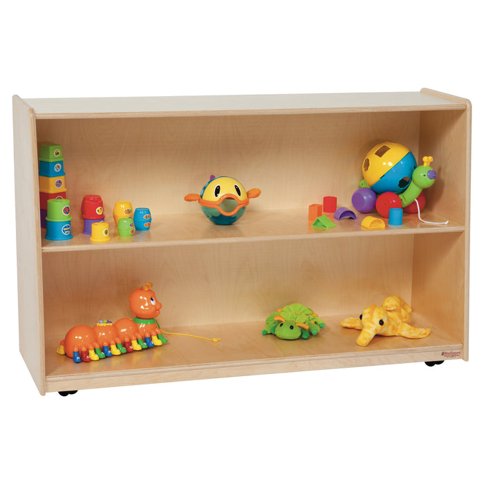 Tip-Me-Not Shelf Storage