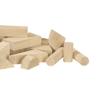 Nursery Blocks - 17 Shapes, 93 Pieces