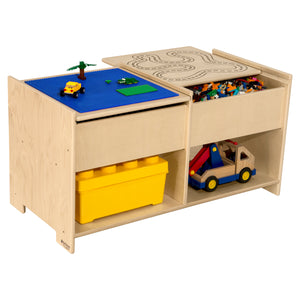 Build-N-Play Table with Racetrack